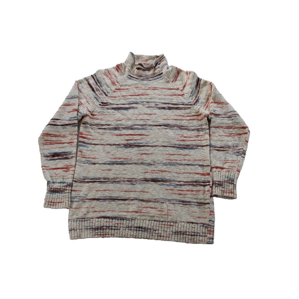 L.L. Bean Men’s XL‎ Tall Mock Neck Marled Knit Sweater - 40in chest